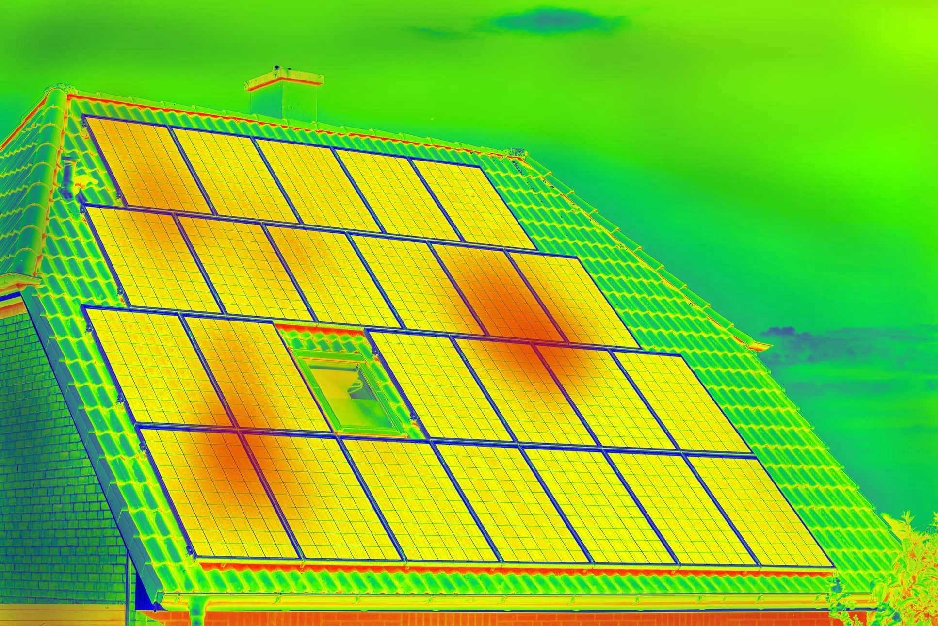 rendimiento y temperatura placas solares